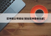 区块链公司硅谷[硅谷区块链俱乐部]